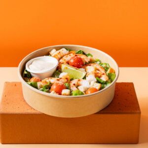 Caesari salat krevettidega