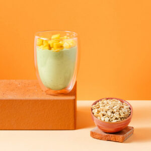 Mango-matcha jogurtikreem