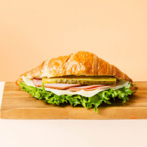 Topelt juustu-singi croissant